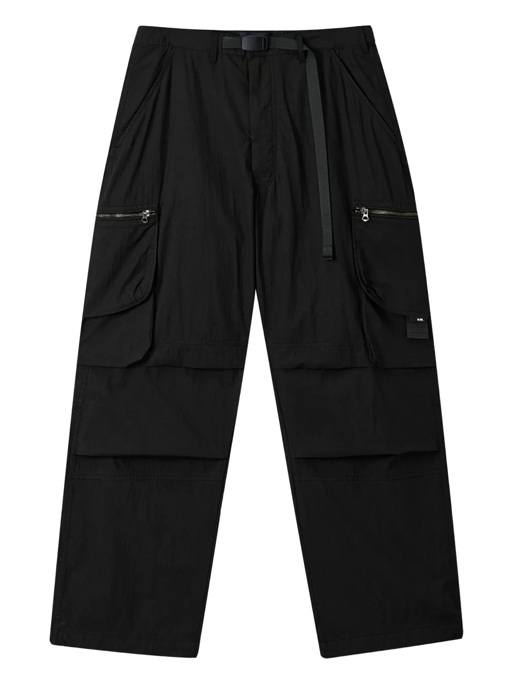 aftermaths loose-fit cargo trousers | Black | Image 1