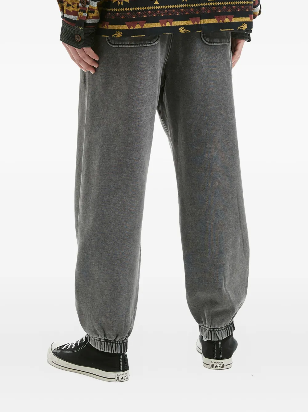 Aftermaths Trainingsbroek met geborduurd logo - Grijs