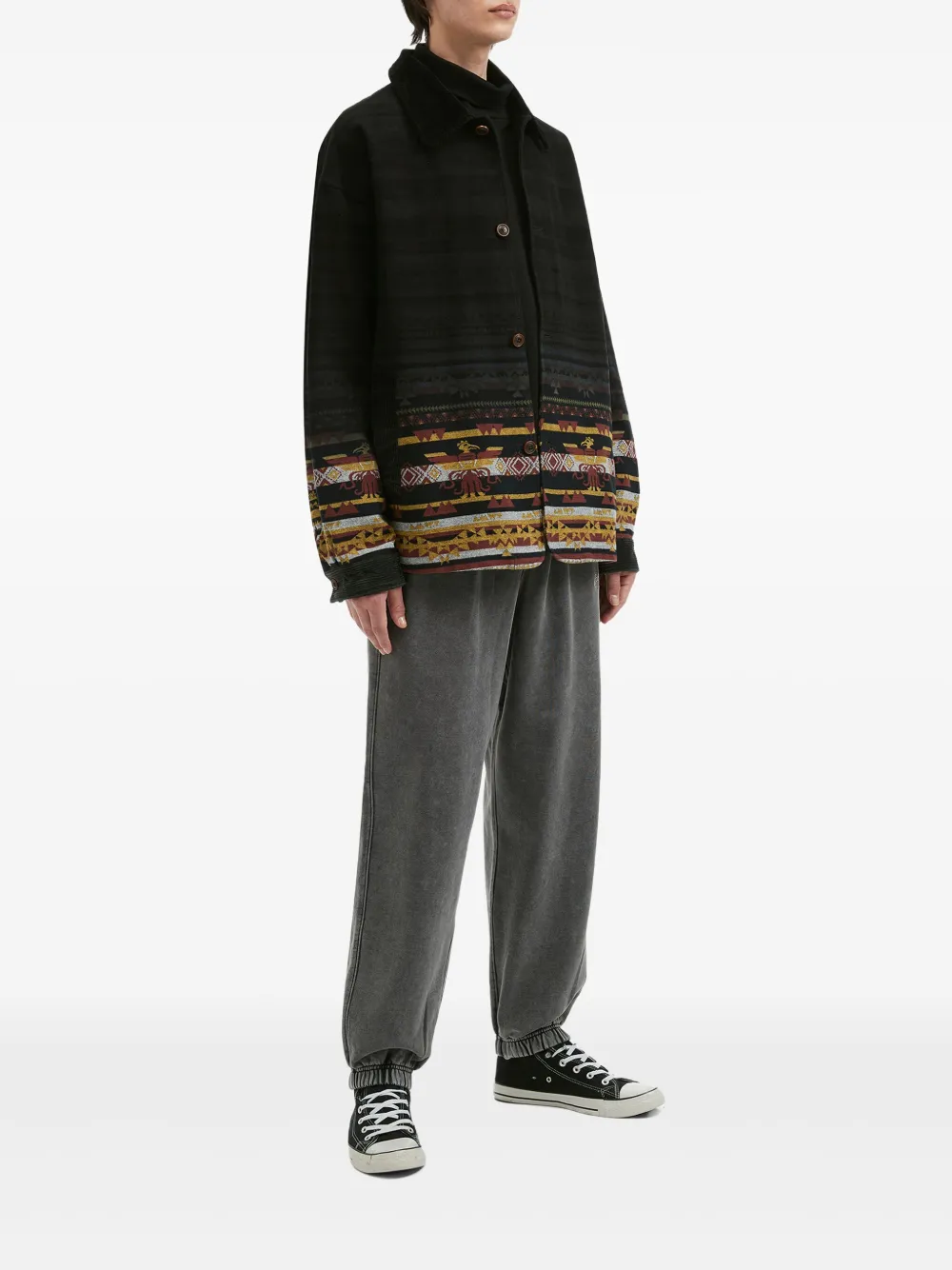 aftermaths logo-embroidered track pants | Sweatpants | Image 2