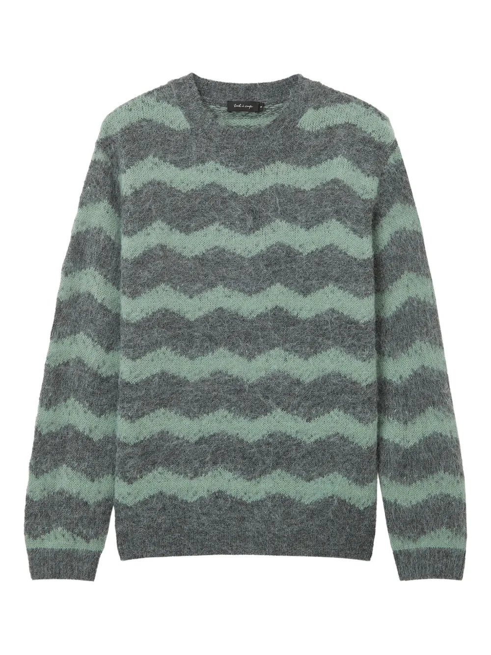 tout a coup prendas tejidas en zigzag | gris | Image 1