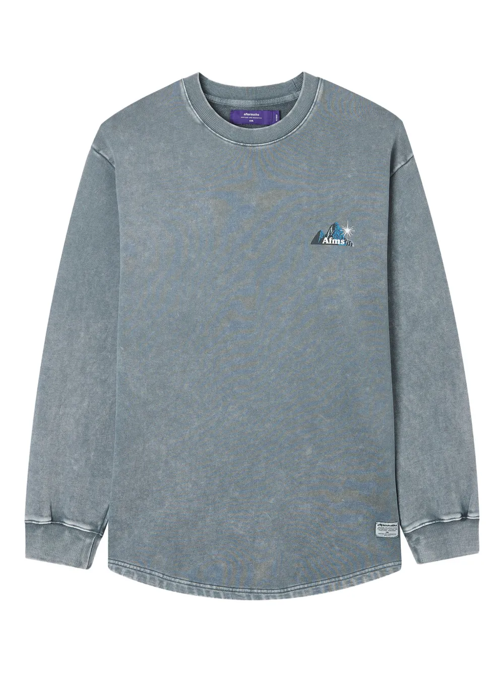 aftermaths sudadera con cuello redondo | gris | Image 1