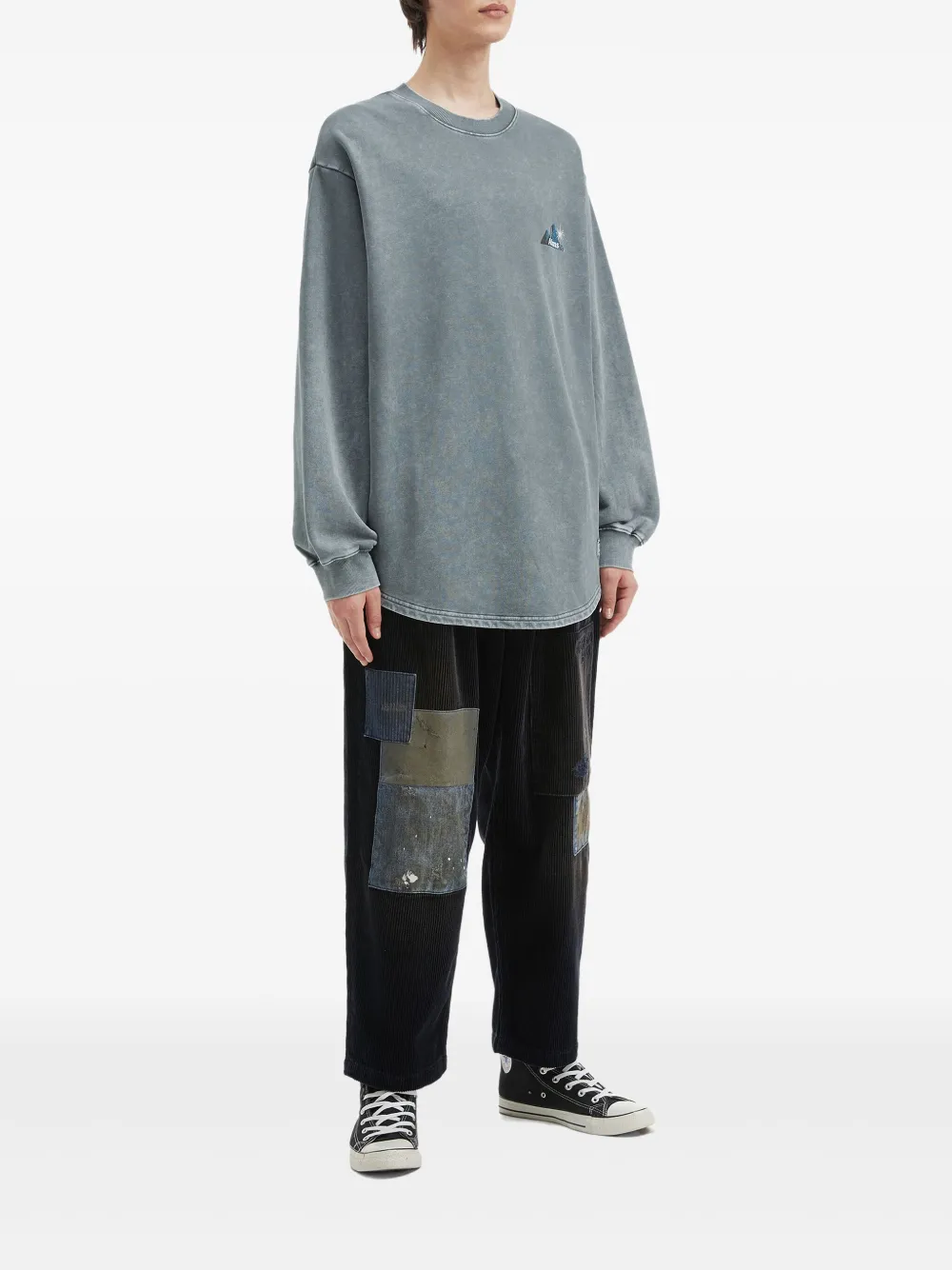 Aftermaths Crew Neck Sweatshirt In Gray