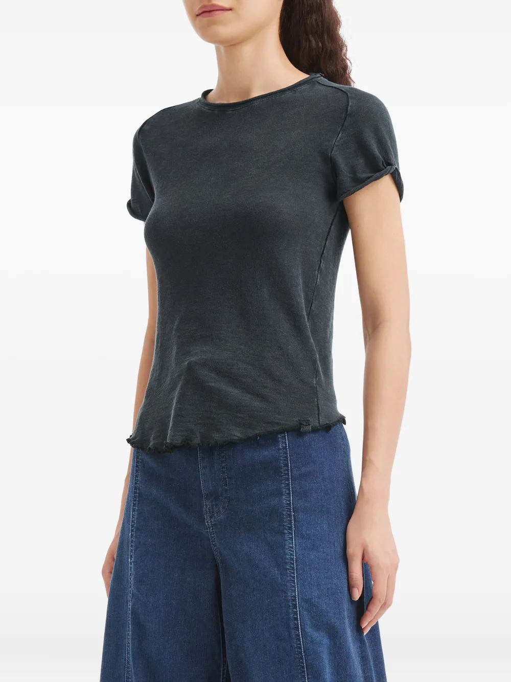 Free People T-shirt Grijs