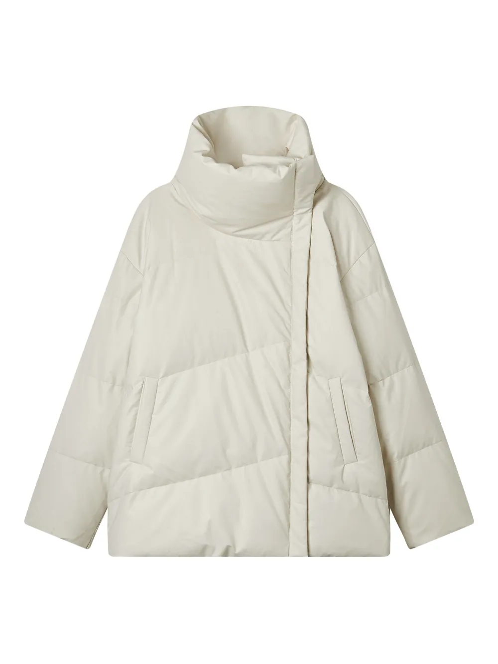 B+ab Quilted Funnel-neck Jacket In Multi