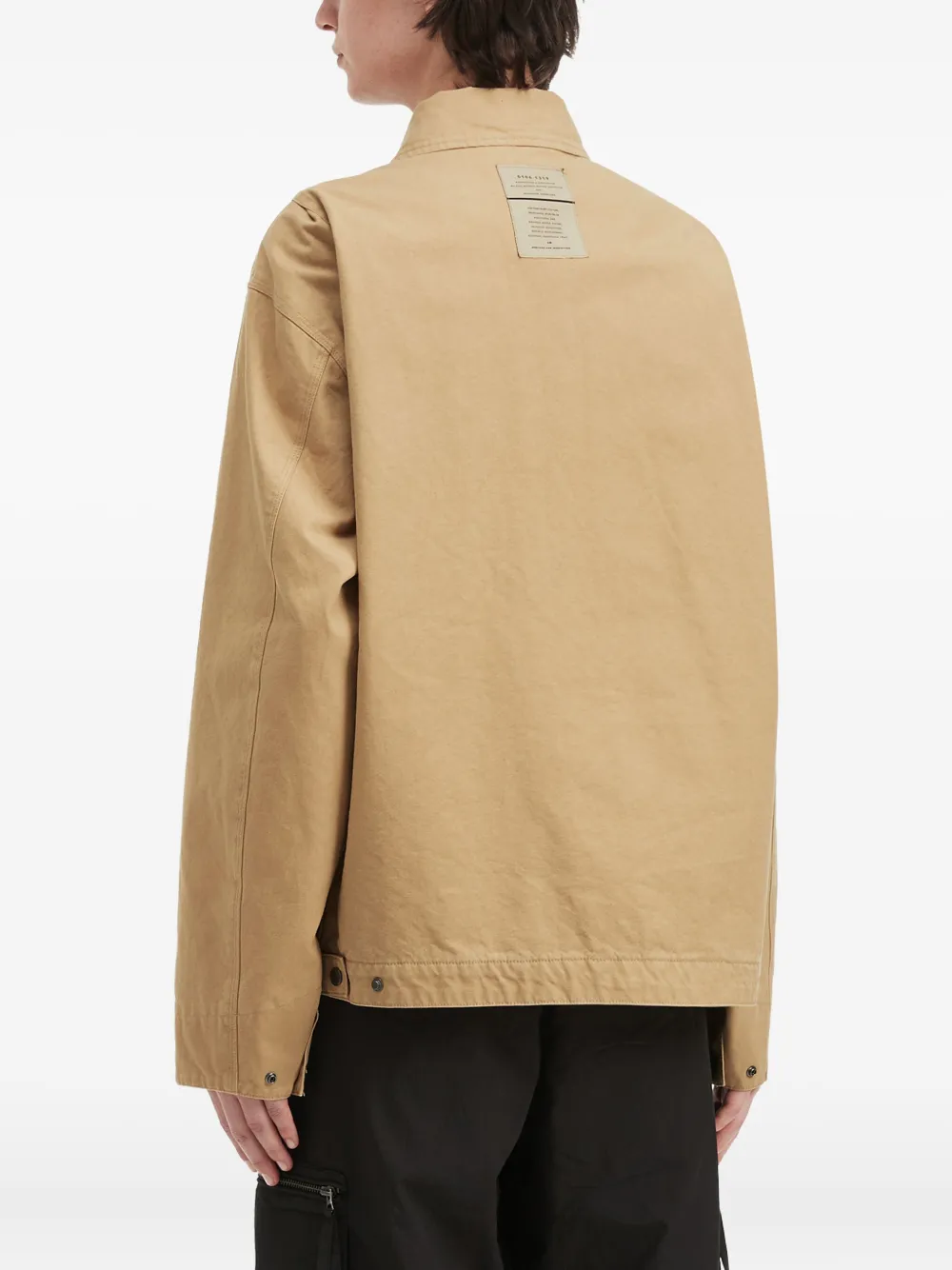 Aftermaths Zip-up Shirt Jacket In Brown
