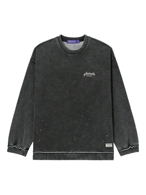 aftermaths distressed-effect sweatshirt