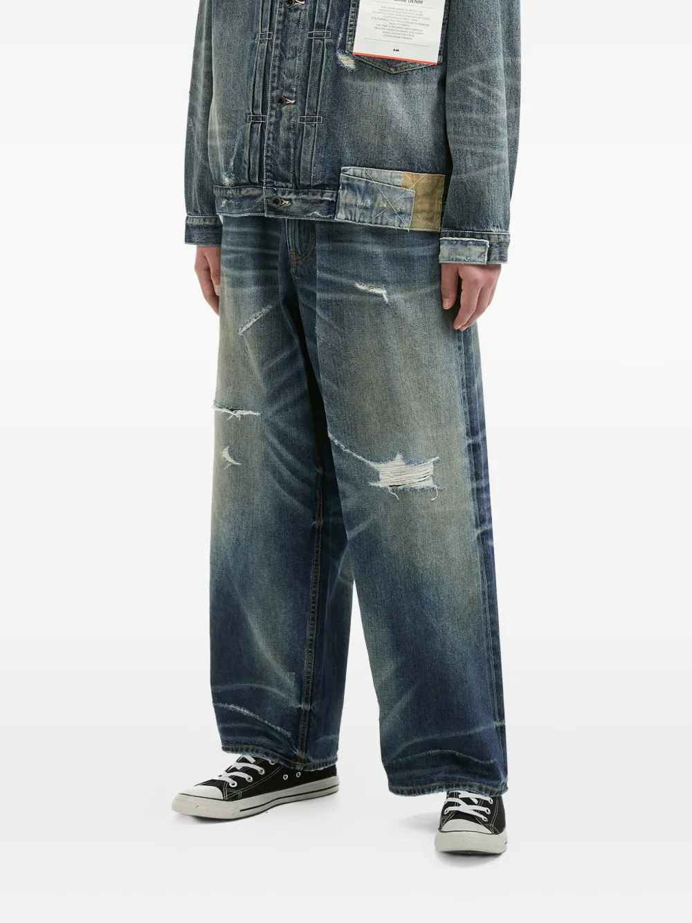 Aftermaths Ripped Jeans In Blue