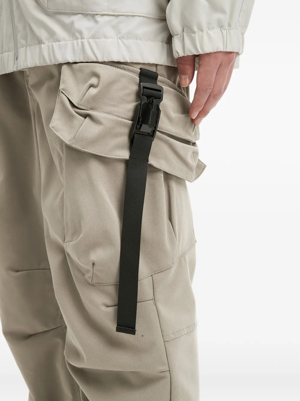 Musium Div. Cargo Tapered Trousers In Gray