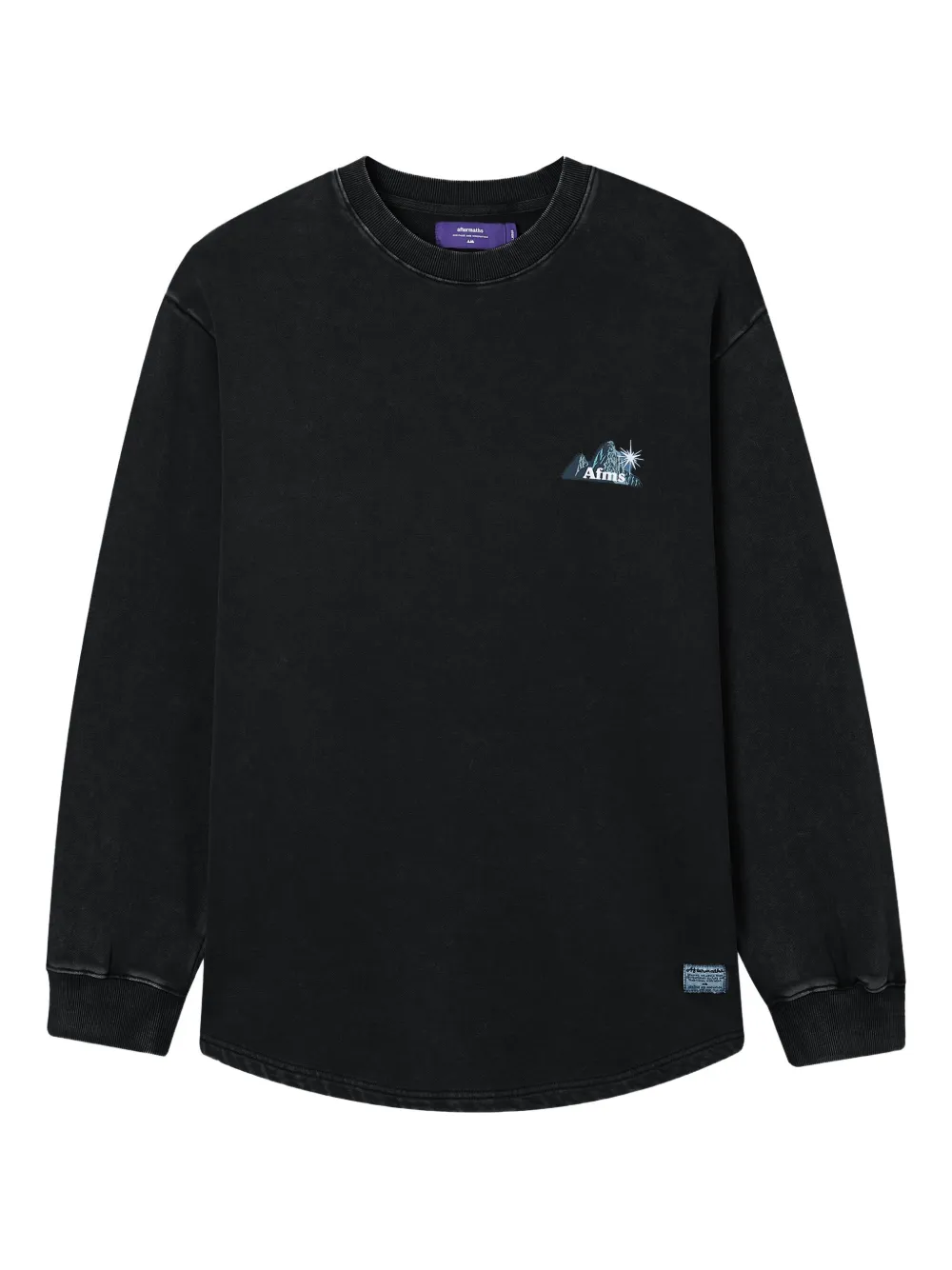 aftermaths sudadera con estampado gráfico | negro | Image 1