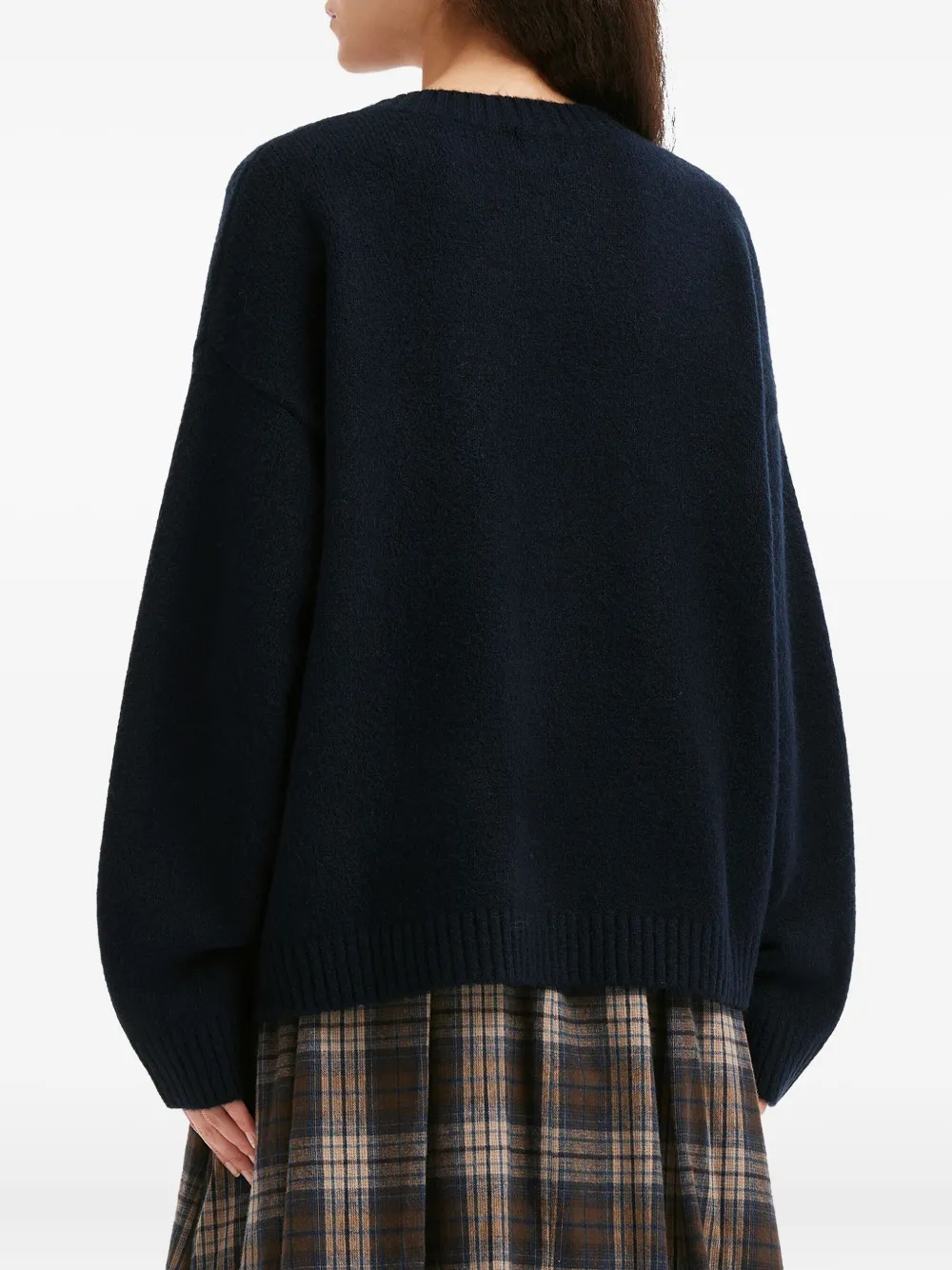 B+ab Dog-graphic Sweater In Blue