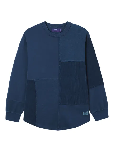 aftermaths sudadera con diseño patchwork