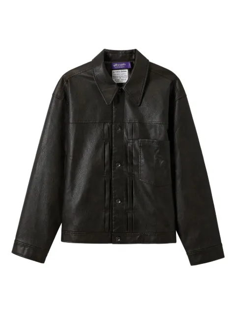 aftermaths artificial leather jacket