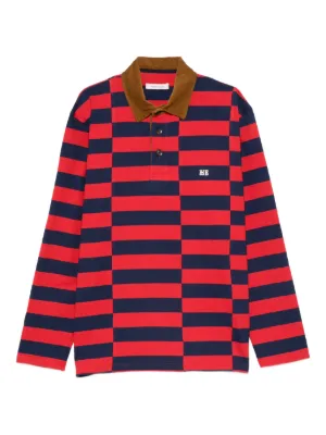 WALES BONNER ポロシャツ Adidas x Wales Bonner short-sleeve Polo Shirt | ブルー | FARFETCH JP