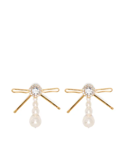 SHUSHU/TONG pearl embellished earrings