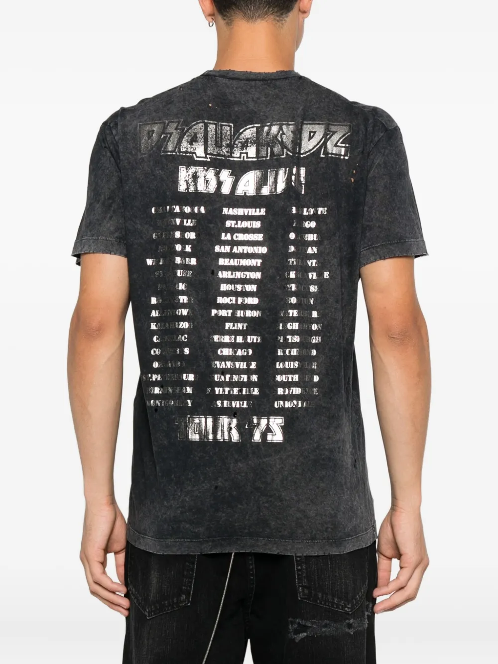 DSQUARED2 x Kiss Cool T-shirt Grijs