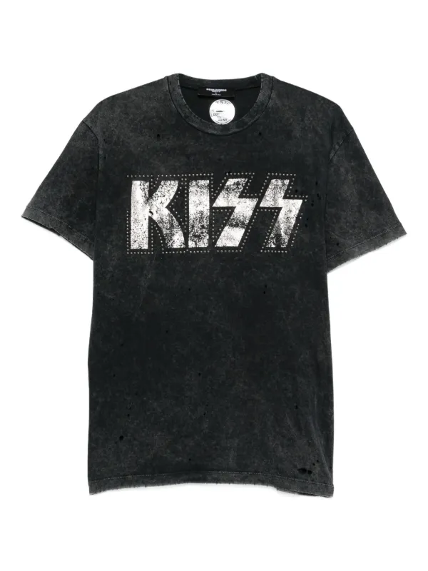 DSQUARED2 x Kiss シガレットTシャツ | グレー | FARFETCH JP
