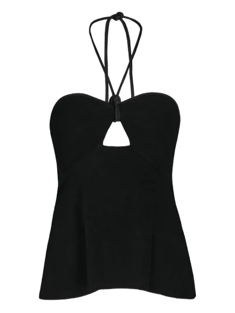 Johanna Ortiz Gleymoon cut-out halter top