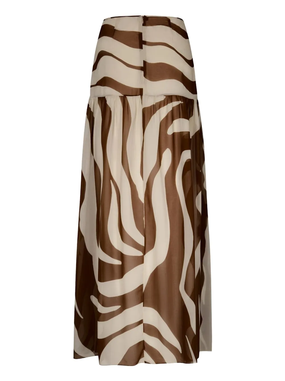 Johanna Ortiz Bohemia rok met zebraprint - Bruin
