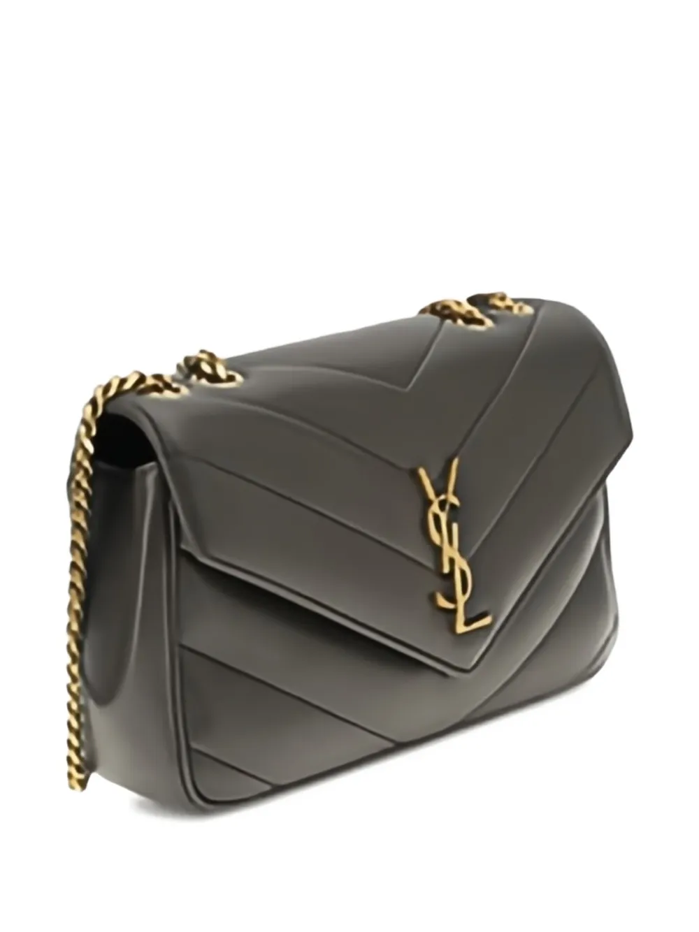 Saint Laurent small Loulou shoulder bag - Grijs