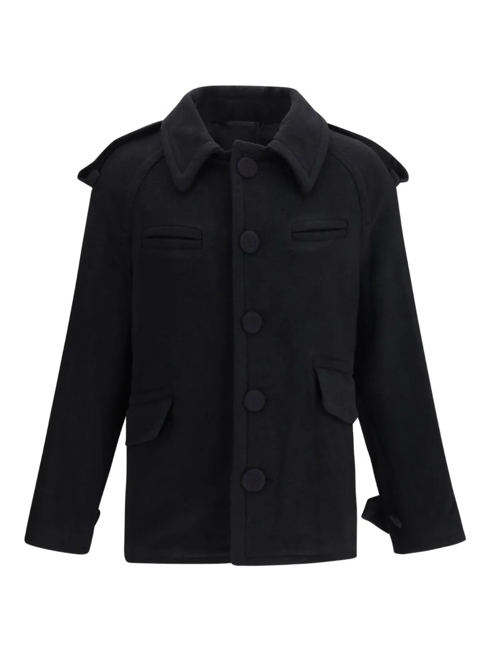 Namacheko button-fastening jacket | Black | Image 1