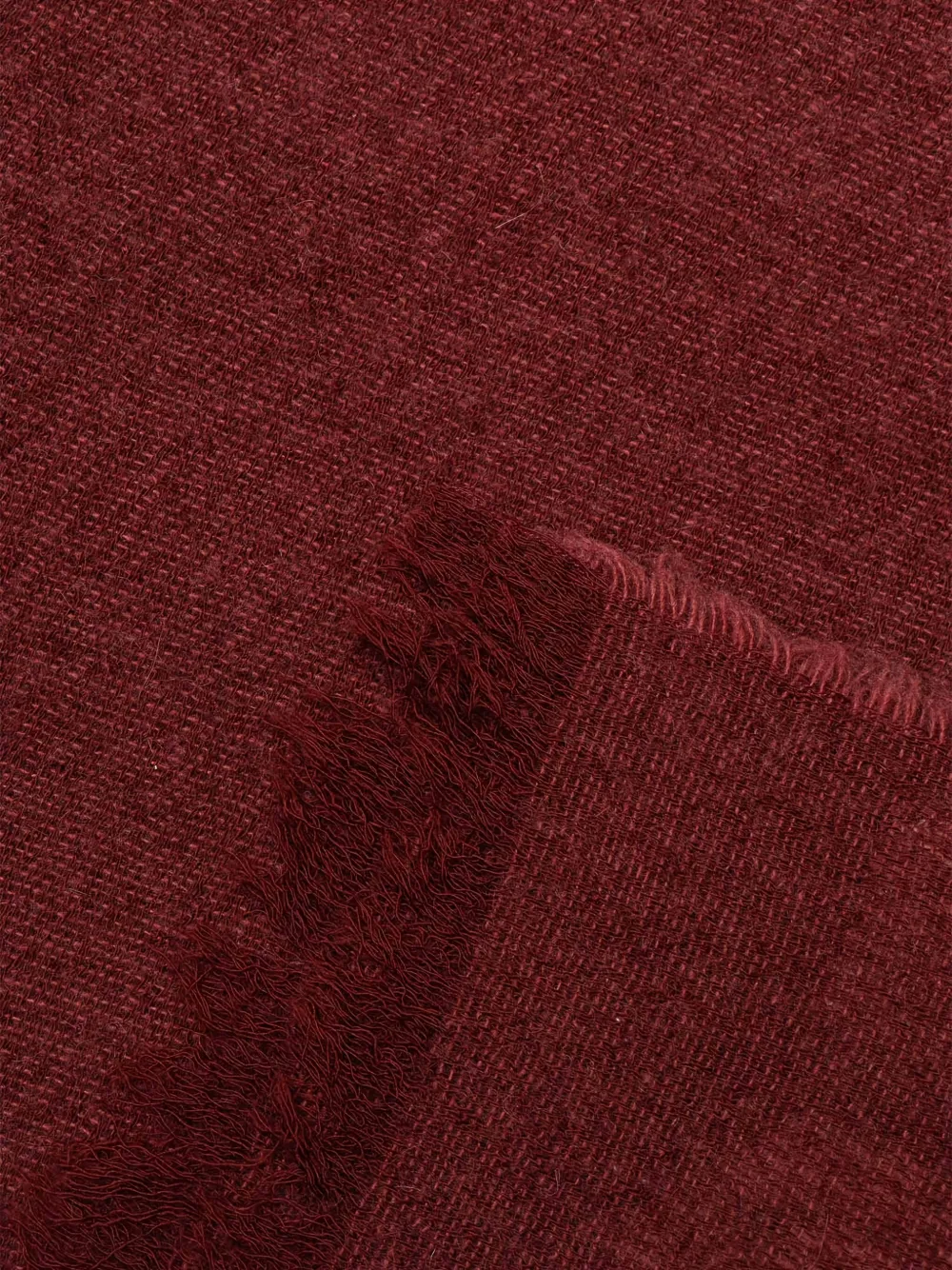 Destin fringed scarf - Rood