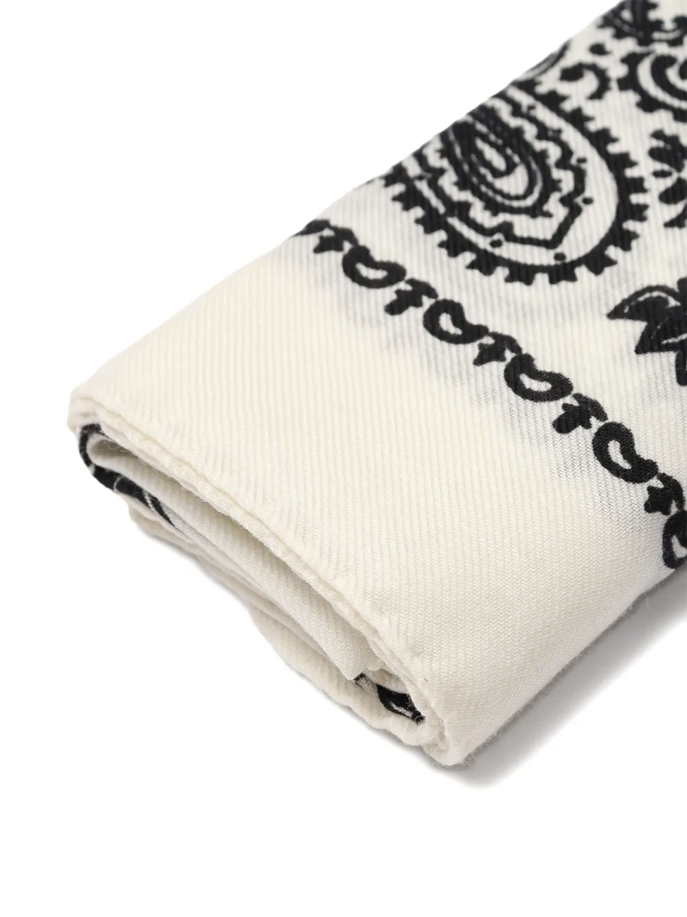 Destin paisley-pattern bandana - Wit