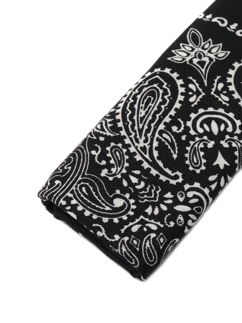 Destin paisley-pattern bandana - Zwart