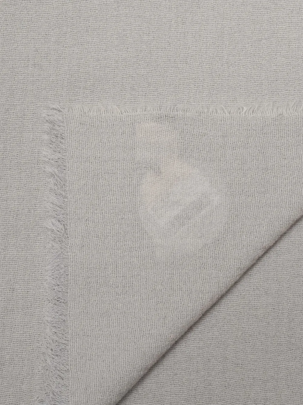 Destin fringed-detail scarf - Grijs