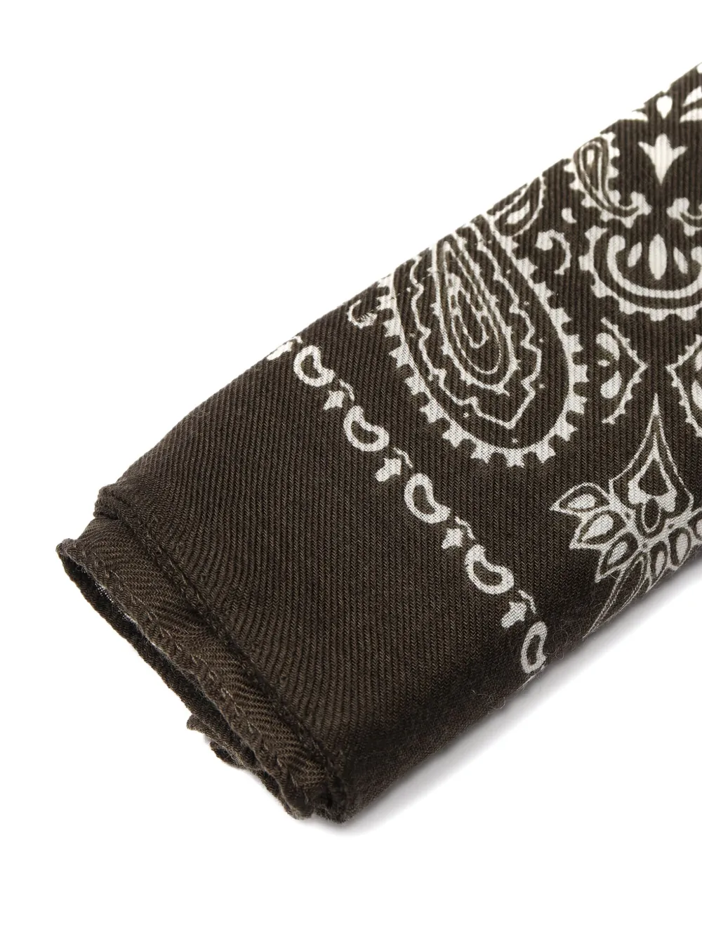 Destin paisley-pattern bandana - Bruin