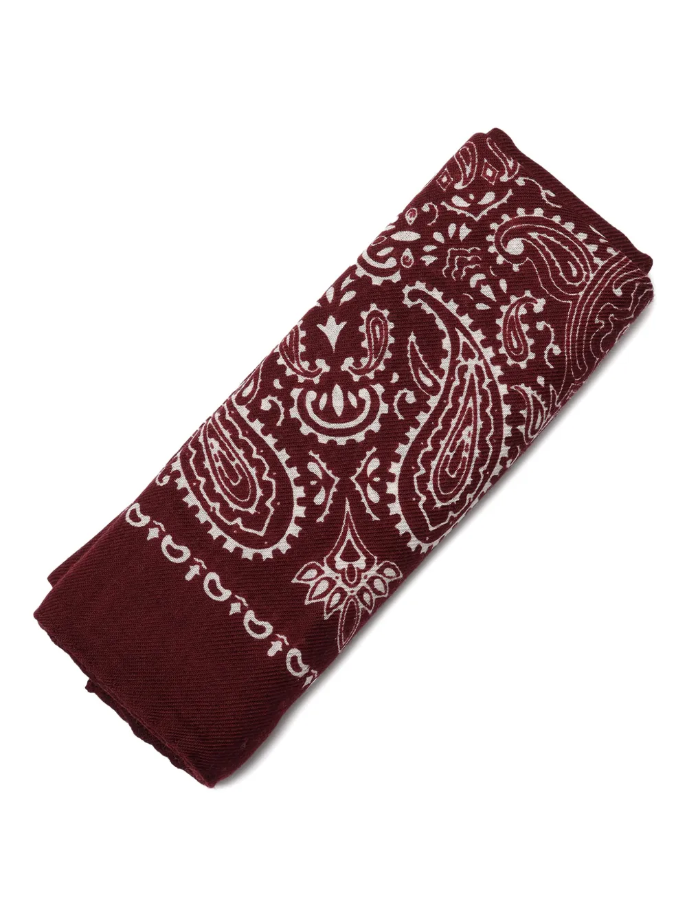 Destin Paisley-pattern Bandana In Burgundy