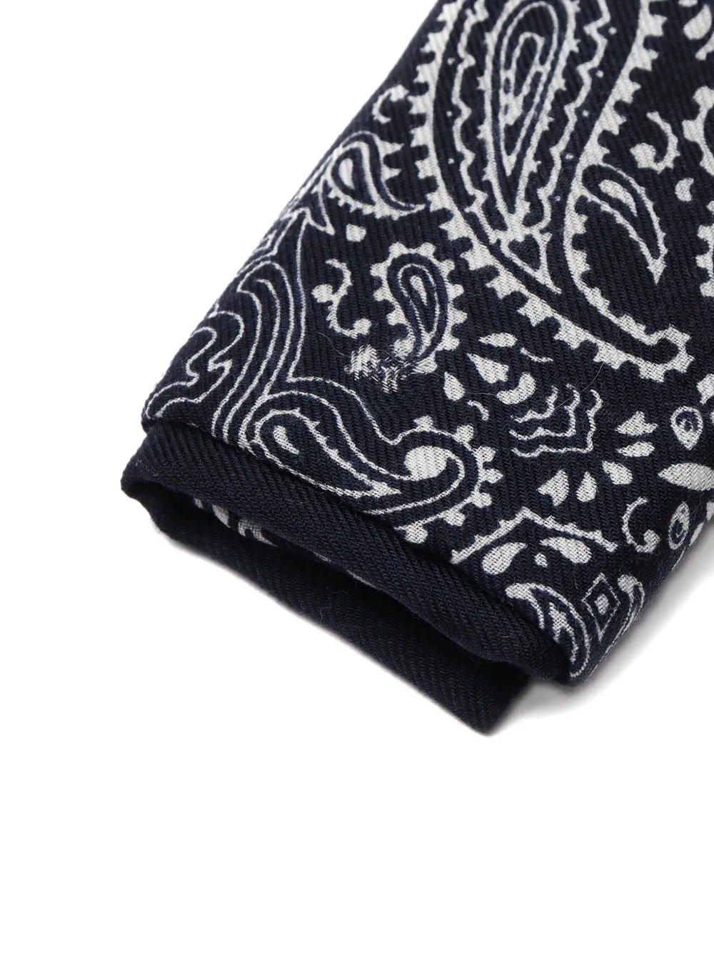Destin paisley-pattern bandana - Blauw