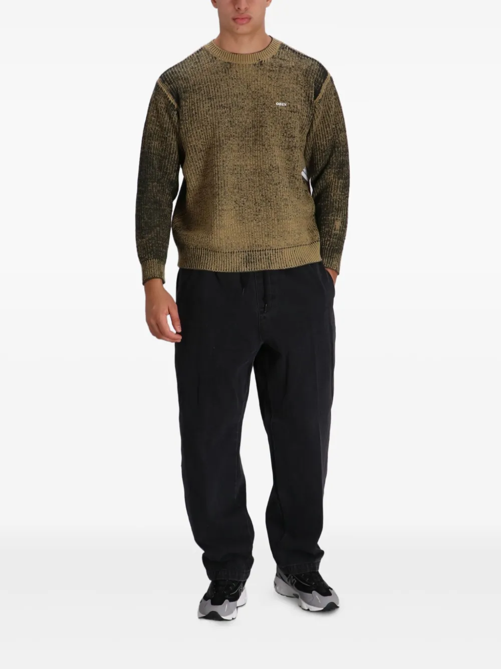 Obey pull à design côtelé | Pulls | Image 2