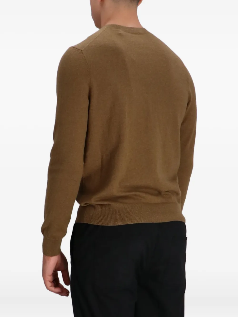 Isabel Marant Logo Crew-neck Sweater In Brown