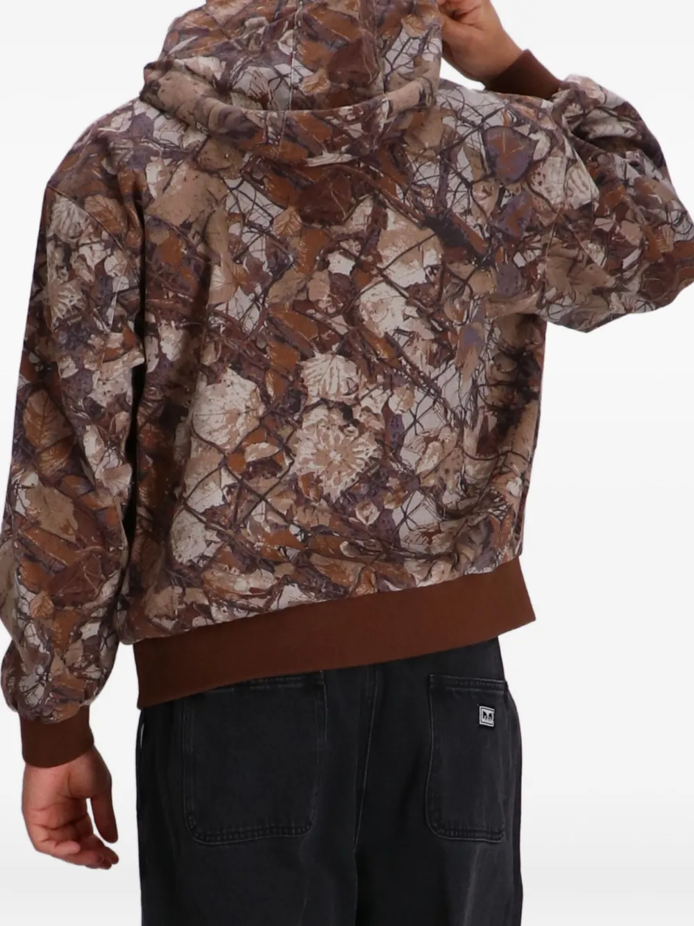 Obey Jack met capuchon Bruin