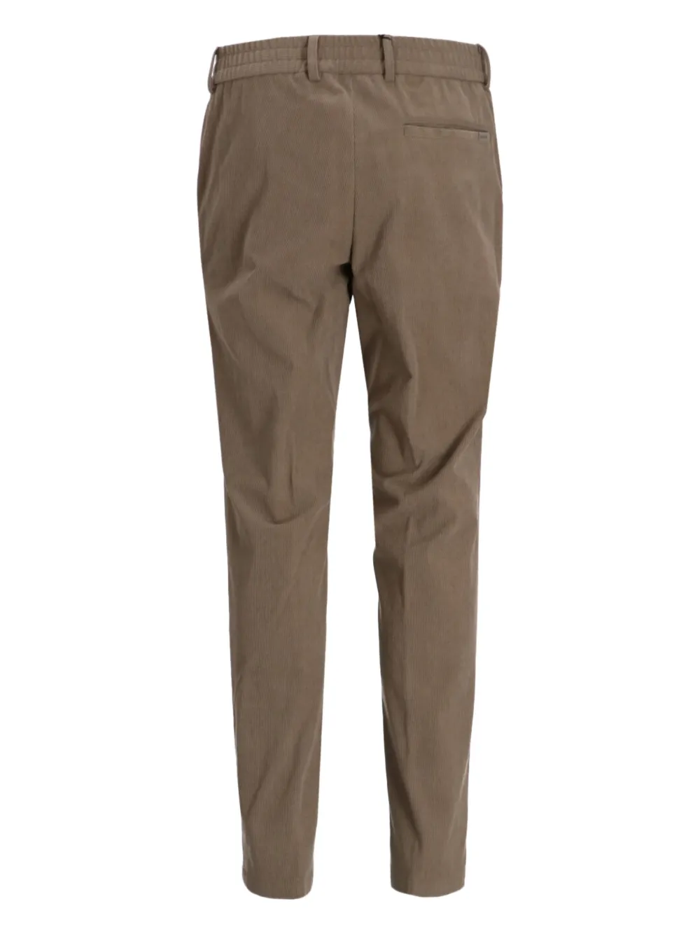 BOSS Ribfluwelen broek Beige