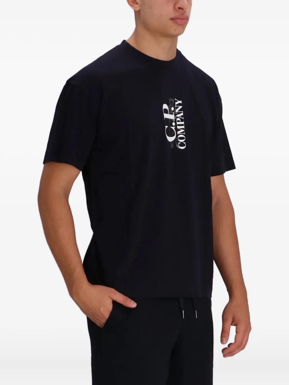 C.P. Company T-shirt met logo Blauw