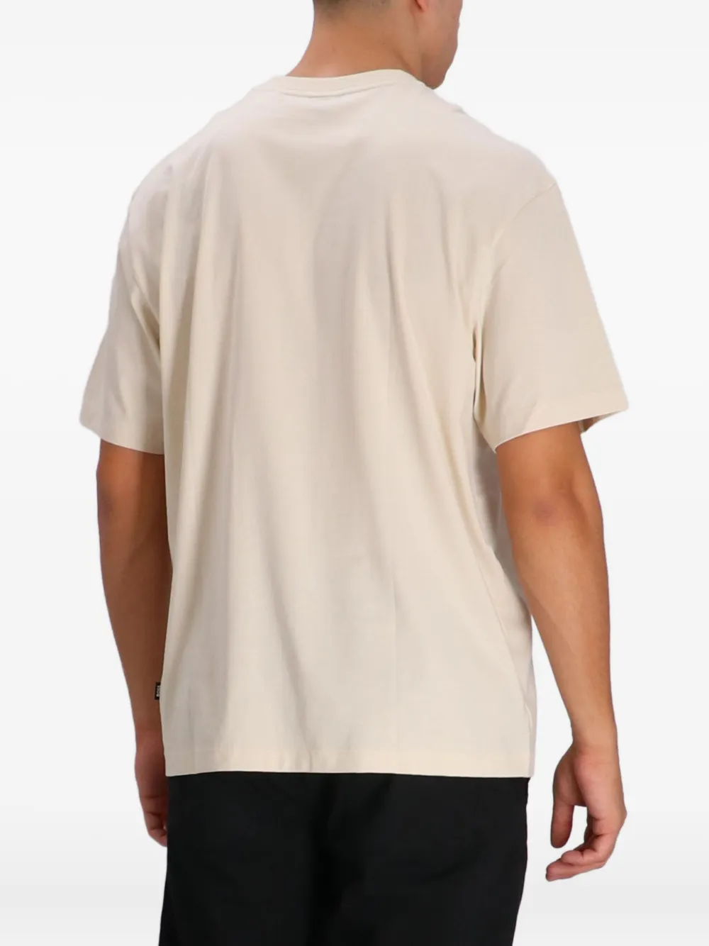 BOSS T-shirt met grafische print Beige