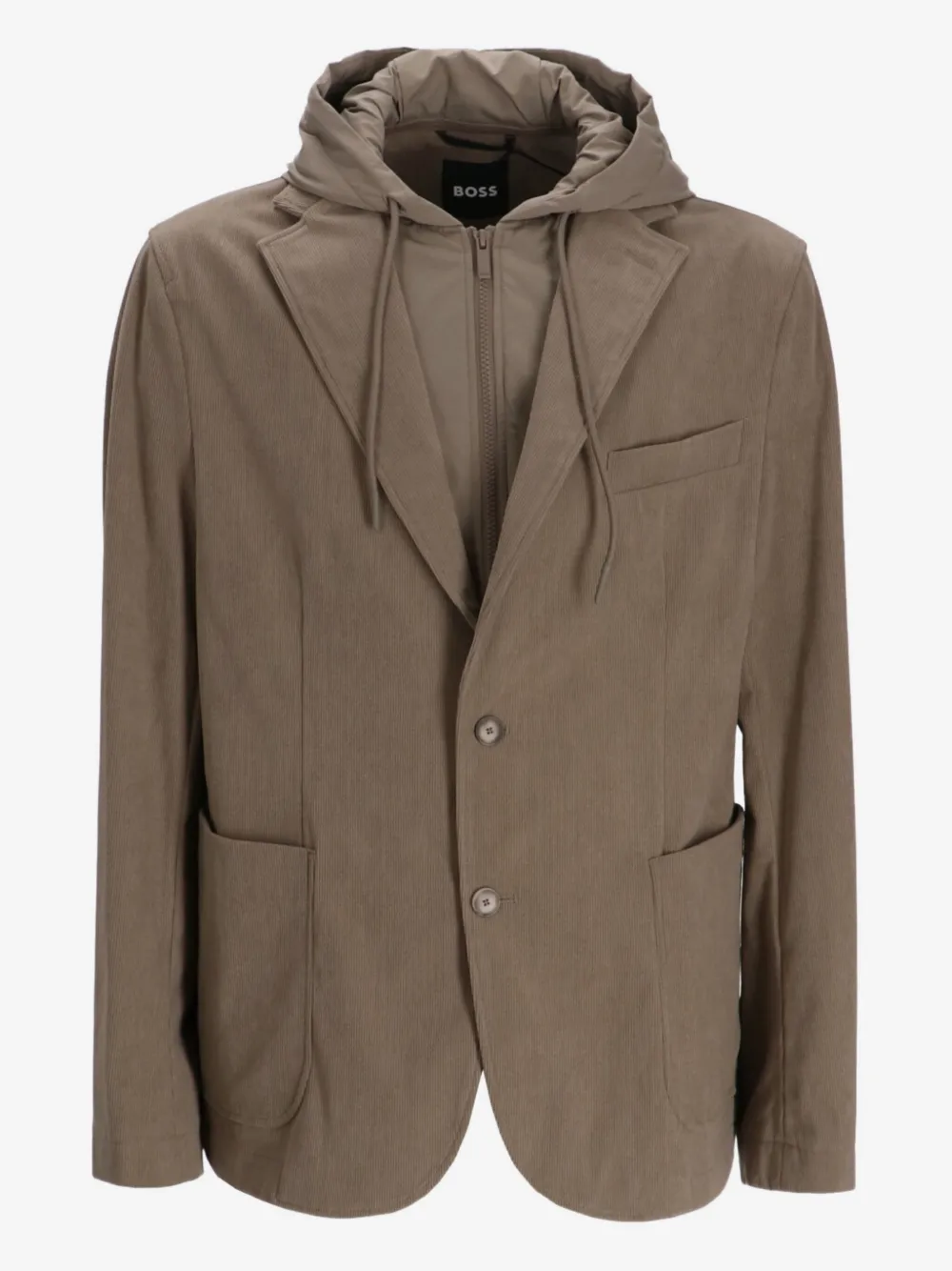 BOSS hooded jacket | Neutrals | Image 1