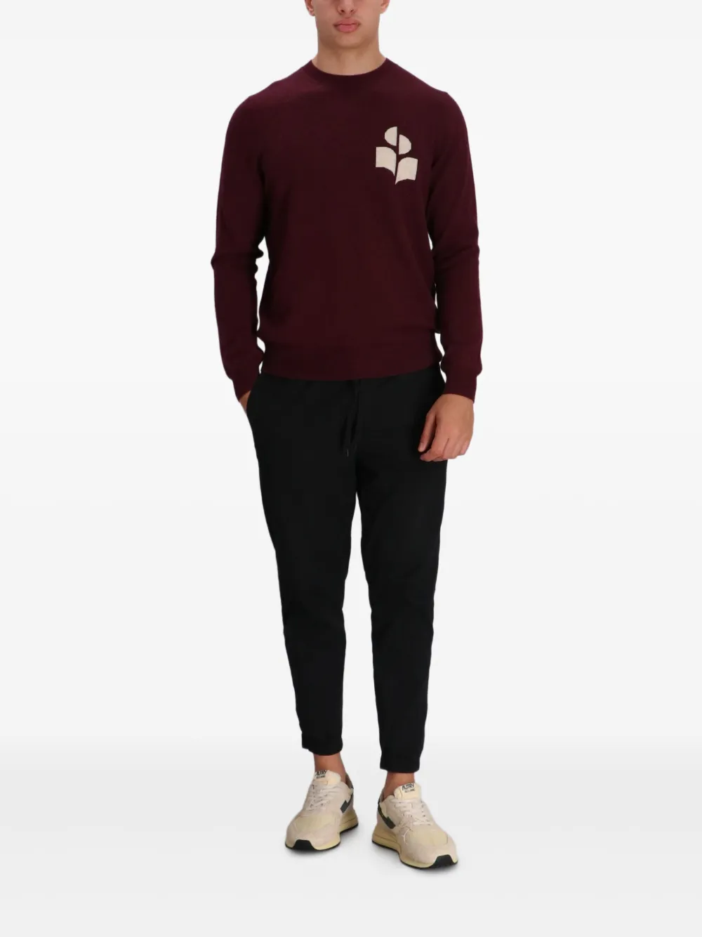 MARANT suéter con cuello redondo y logo | Suéteres | Image 2