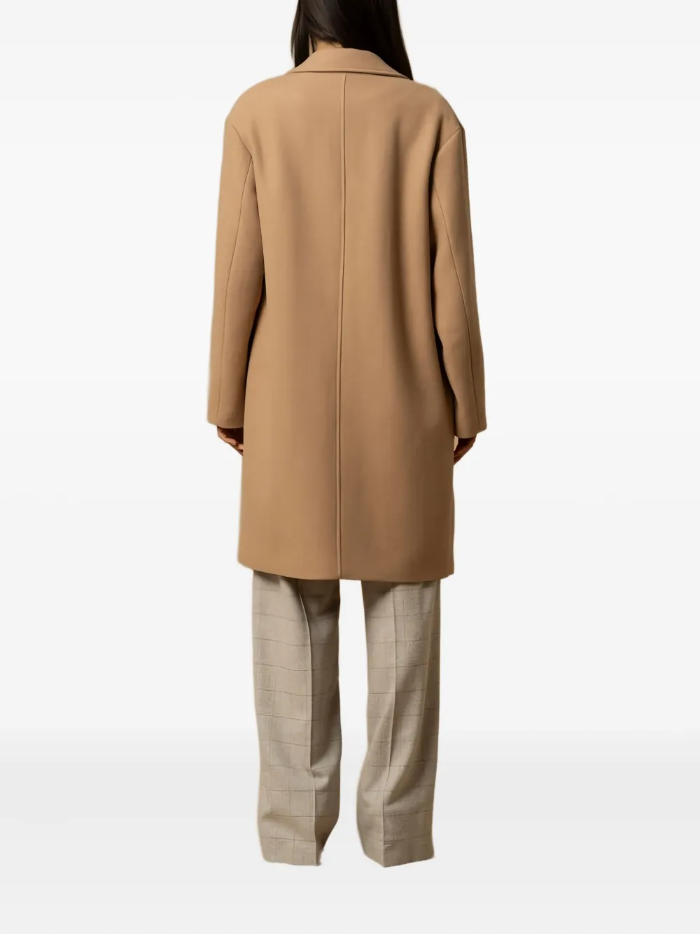 Kocca Mallos Buttoned Coat In Brown