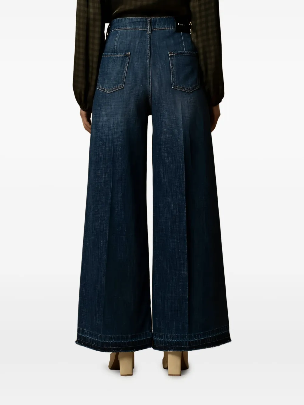 Kocca Lullacat jeans met franje Blauw