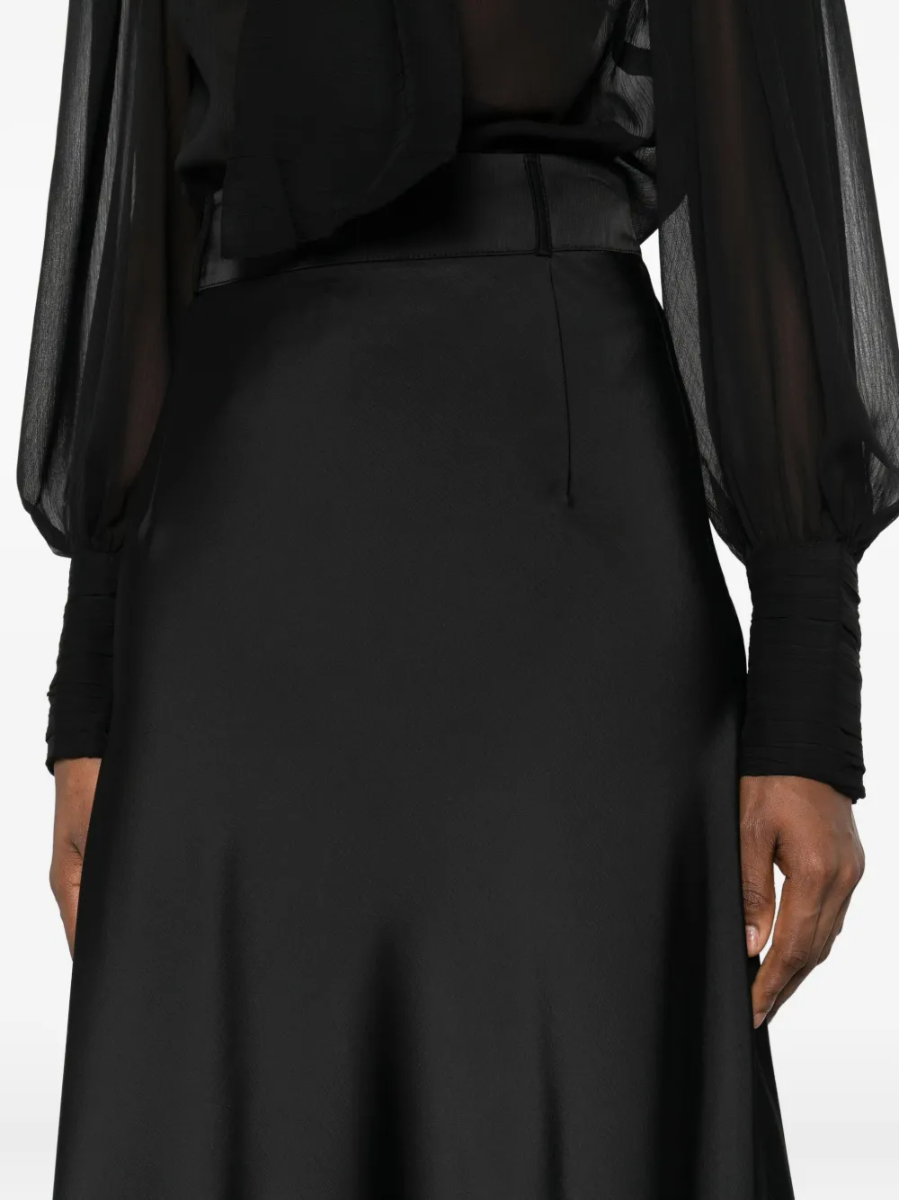 Rhizome Pandora Long Skirt In Black