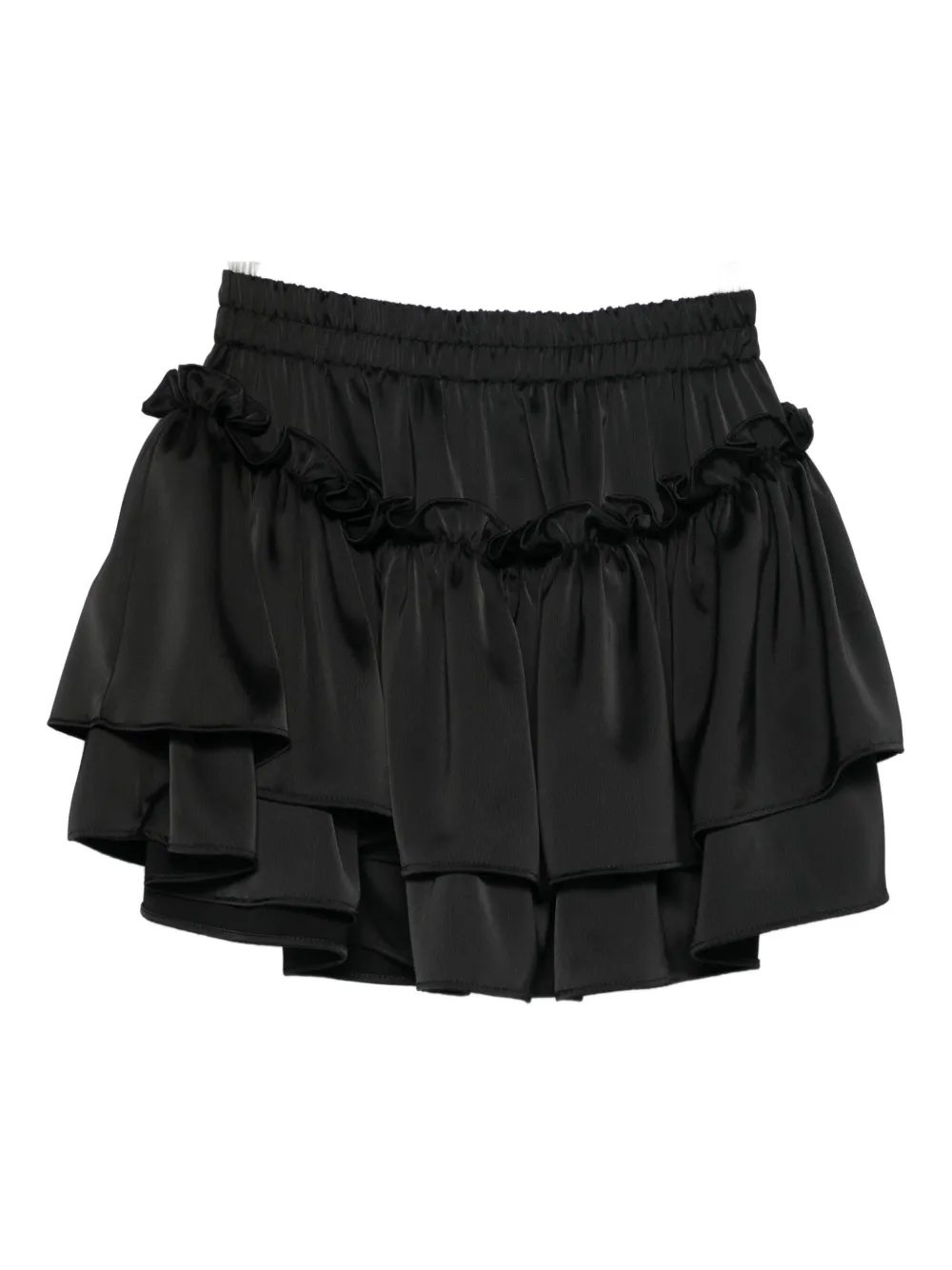Rhizome Ruffled-details Mini Skirt In Black