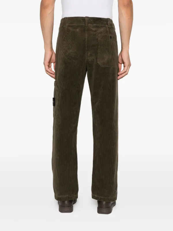 Stone Island コーデュロイ パンツ | グリーン | FARFETCH JP