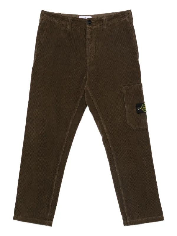 Stone Island コーデュロイ パンツ | グリーン | FARFETCH JP