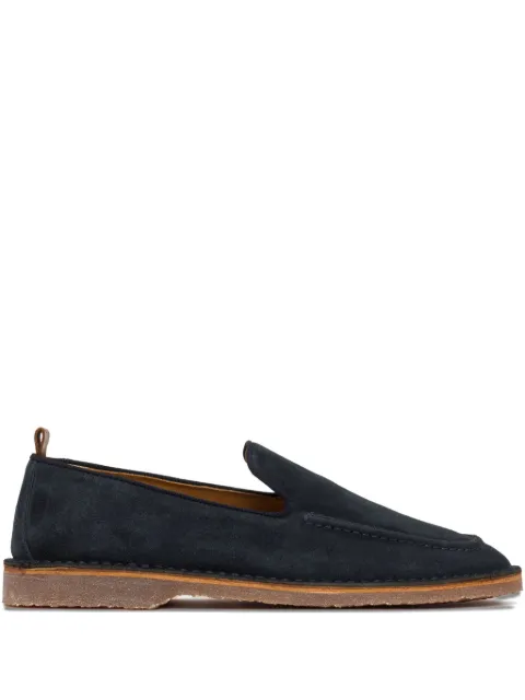 Buttero suede stitching loafers