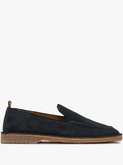 Buttero mocasines de gamuza con costuras