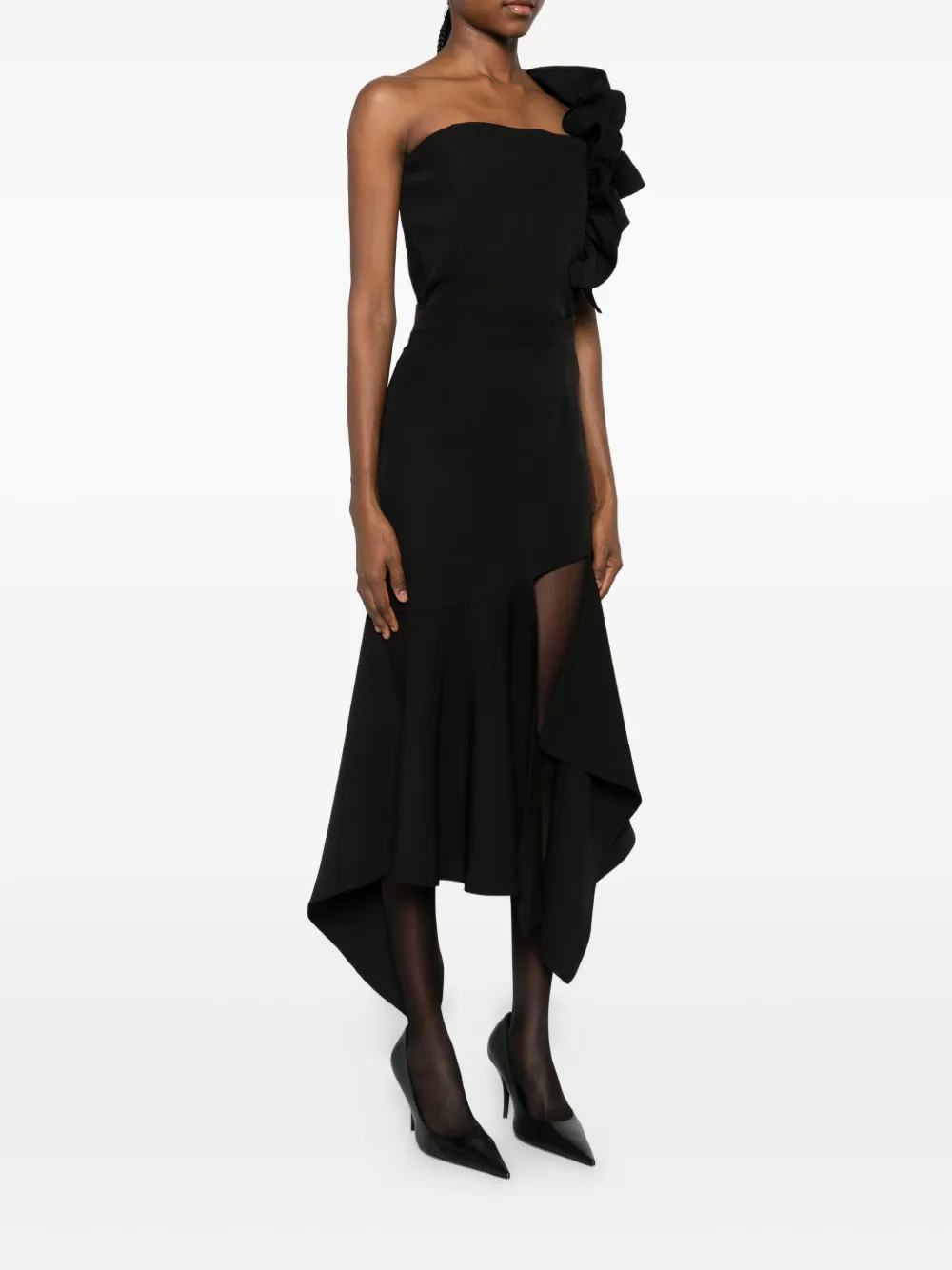 Rhizome Myles Midi Skirt In Black