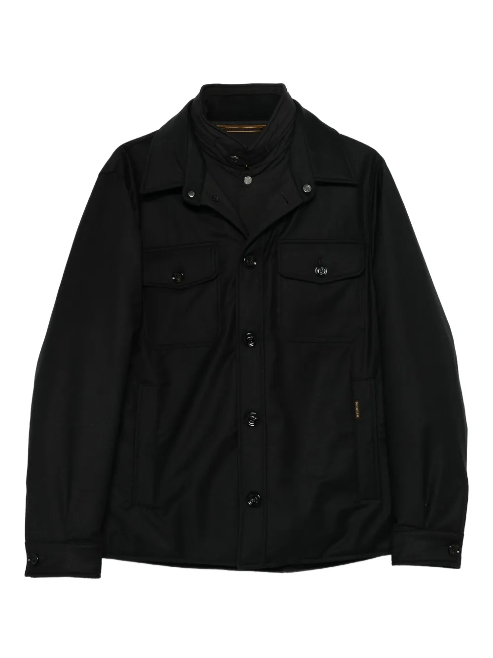 Moorer chamarra con bolsillo con botones | negro | Image 1