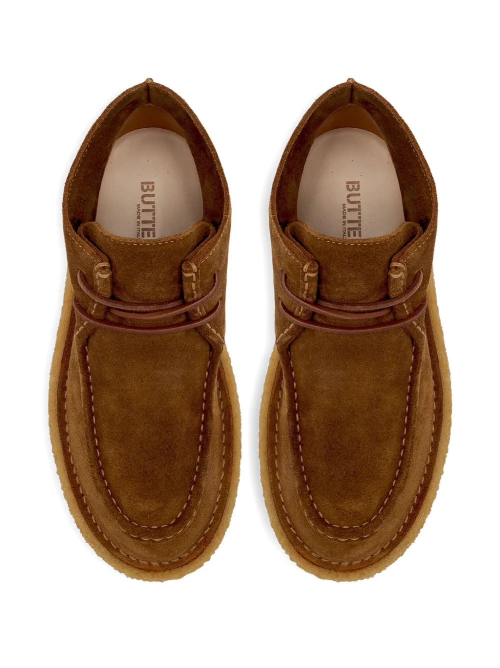 Buttero Laarzen met crêpe zool Bruin